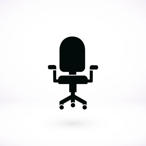 ícone de cadeira de escritório - Vetor, Imagem