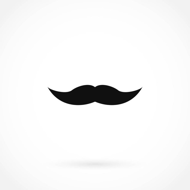 whiskers icon vector - Vector, afbeelding