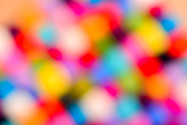 Bulanık renk yün arka plan - sentetik yün iplik topları - Fotoğraf, Görsel