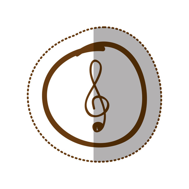 symboli musiikki merkki kuvake
 - Vektori, kuva