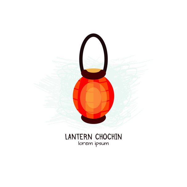 Ilustração vetorial da lanterna japonesa Chochin
 - Vetor, Imagem
