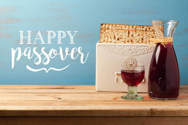 Jewish holiday Passover Pesah  card - Photo, Image