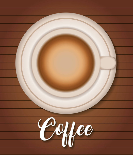 Kaffeetassen-Ikone - Vektor, Bild