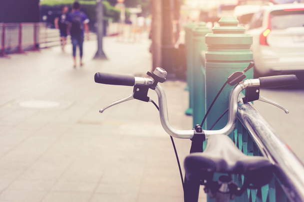 Cycling City ride Bicycle urban lifestyle Transportation - Fotografie, Obrázek