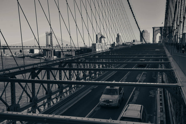 A forgalom a Brooklyn-híd - Fotó, kép