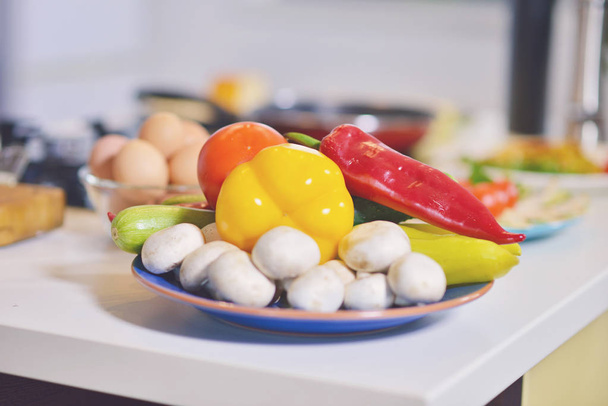 healthy foods on the table - 写真・画像