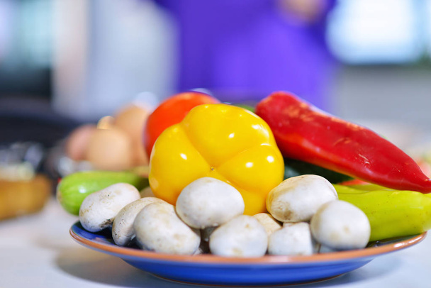 healthy foods on the table - Фото, зображення