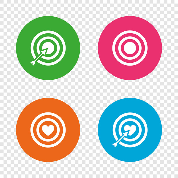 Target aim icons - Vector, Image