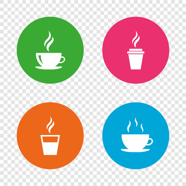 Coffee cup icons.  - Vektor, obrázek
