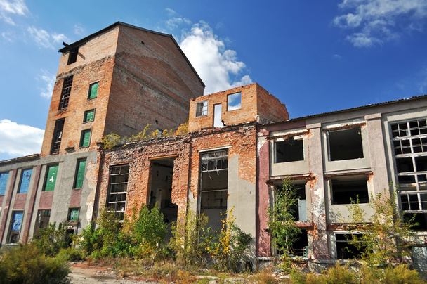 Oude fabrieksruïne - Foto, afbeelding