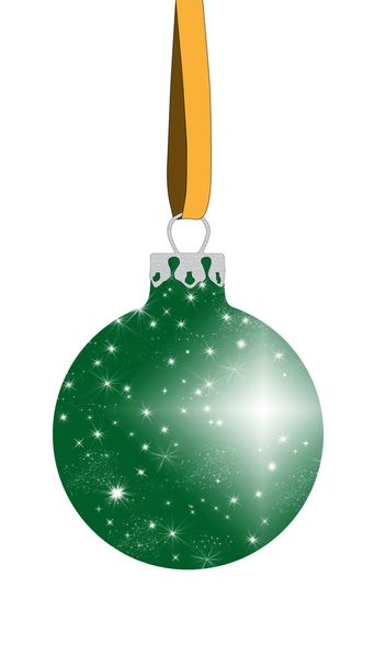 Bola de Navidad en verde
 - Foto, Imagen