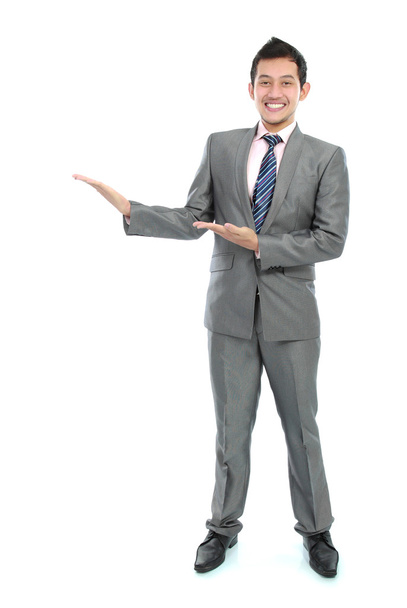 business man presenting - Фото, изображение