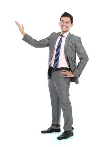 business man presenting - Фото, изображение