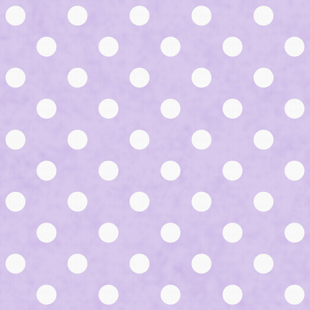 Purple and White Polka Dot Fabric Background - Photo, Image