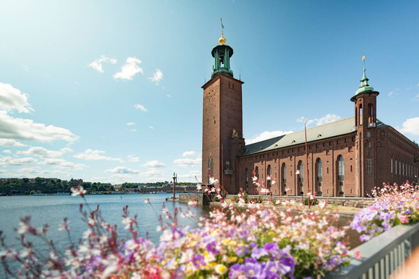 Stockholmská radnice ve Švédsku - Fotografie, Obrázek