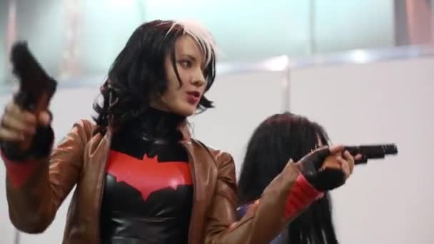 Cosplay for the Batman universe at Everycon in Sokolniki - Materiał filmowy, wideo
