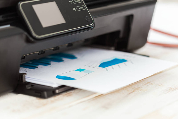 Printer, copier, scanner in office - Foto, Imagem