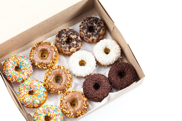 Sweet and tasty donuts - Фото, изображение