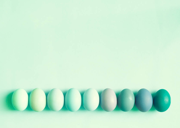 Vintage pastel Easter Eggs - Фото, изображение