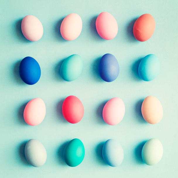 Vintage pastel Easter Eggs - Foto, Imagen