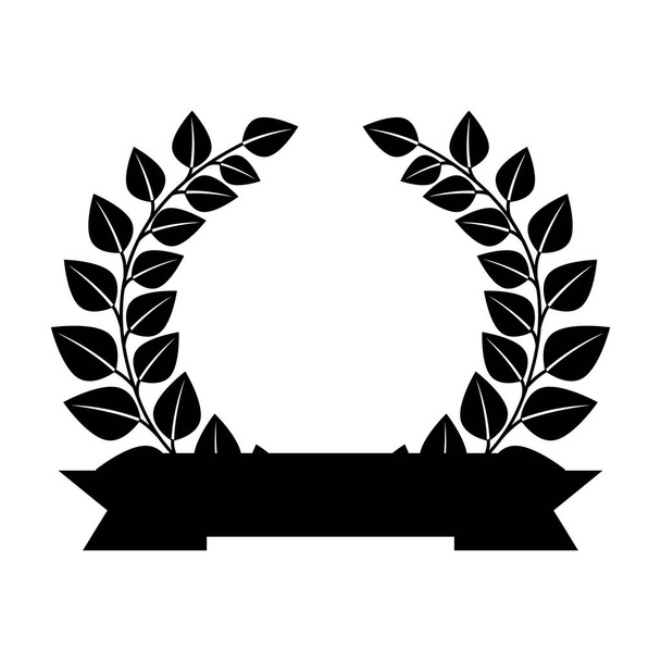 corona di foglie di ghirlanda emblema
 - Vettoriali, immagini