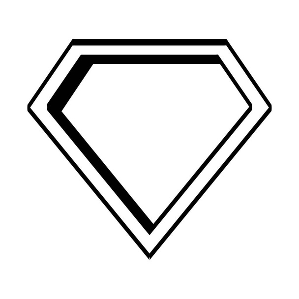 super herói escudo pop arte
 - Vetor, Imagem