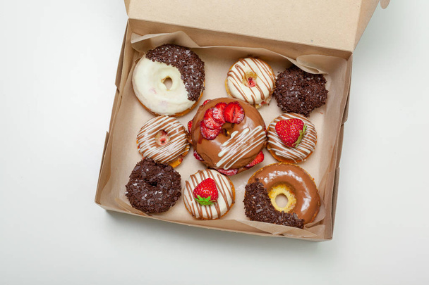 Sweet and tasty donuts - Foto, Imagem
