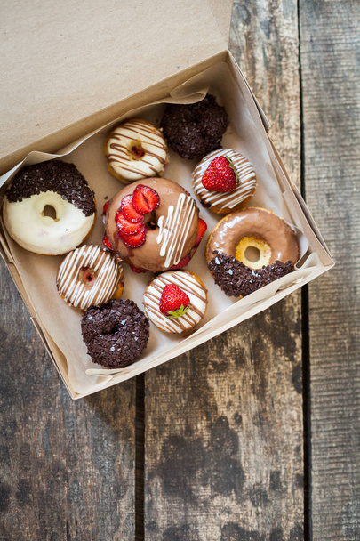 Sweet and tasty donuts - Foto, Imagen