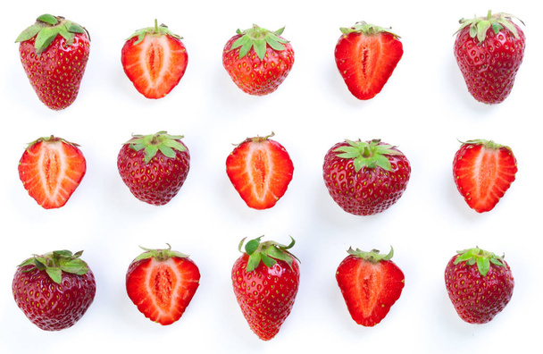 Beautiful red strawberries  - Fotoğraf, Görsel
