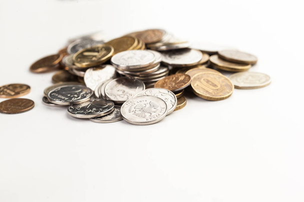 Pile of money coins - Zdjęcie, obraz