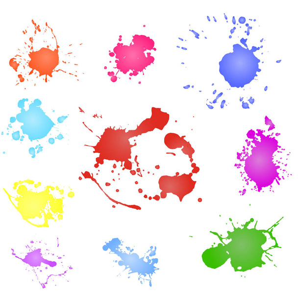 Paint splash vector. Paint blotch. - Vector, Image