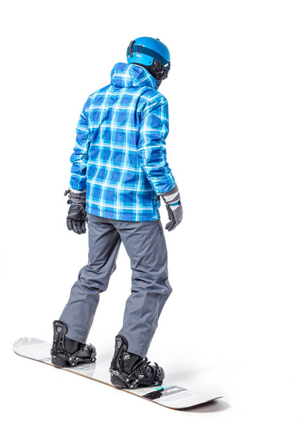 man in sportswear with snowboard - Valokuva, kuva
