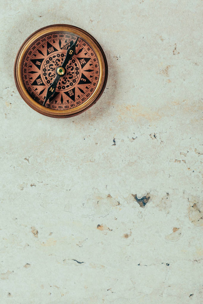 Vintage navigation compass  - Фото, изображение