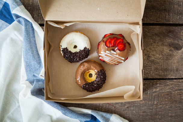 Sweet and tasty donuts - Zdjęcie, obraz