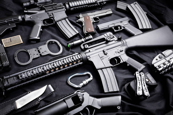 weapon and military equipment  - Foto, Imagem