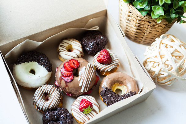 Sweet and tasty donuts - Foto, immagini
