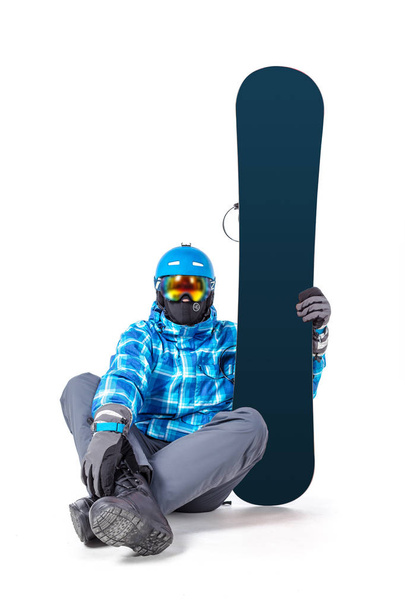 スノーボード ウエアの男 - 写真・画像