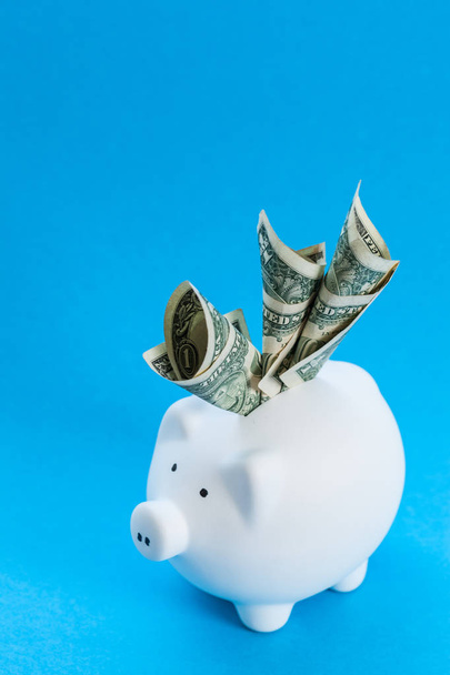 Huge savings in piggy bank - Foto, Bild