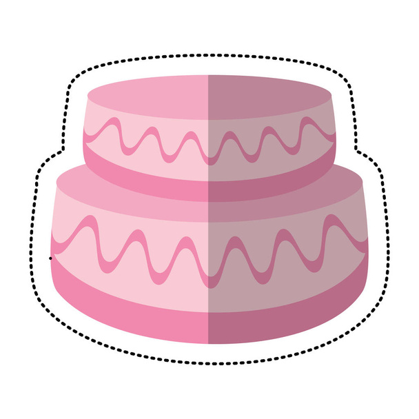bolo de casamento imagem doce
 - Vetor, Imagem