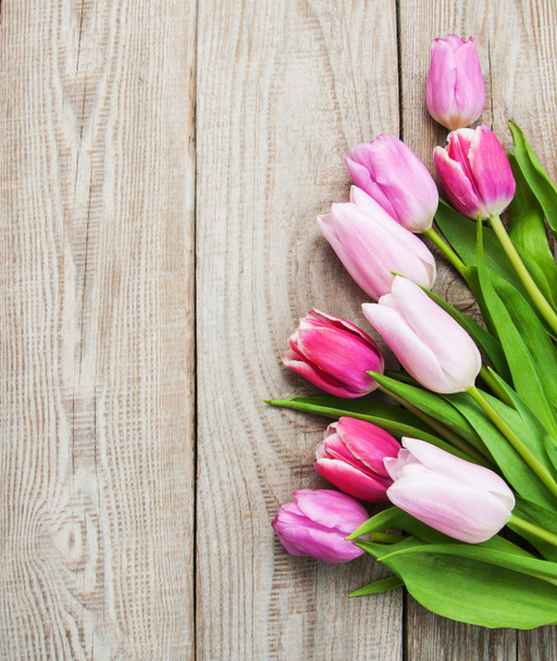 Spring tulips flowers - Foto, Bild