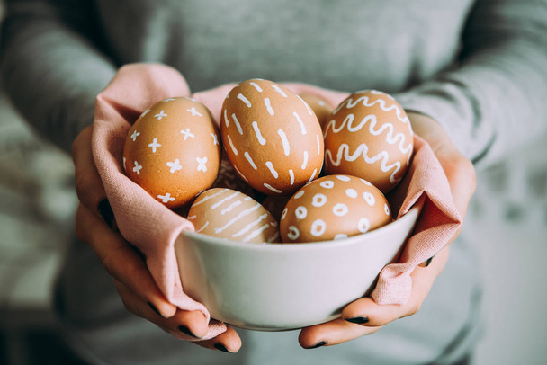 Modern easter eggs - Foto, Imagem