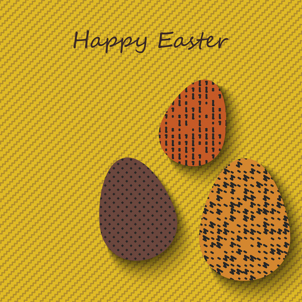 Happy Easter greeting banners. - Vector, afbeelding