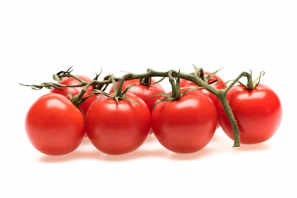 fresh vegetable, cherry tomato isolated on white background - Photo, image