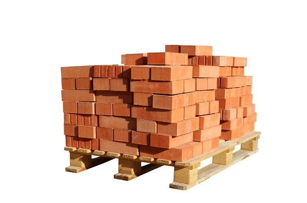 Brick as a building material. - Foto, afbeelding