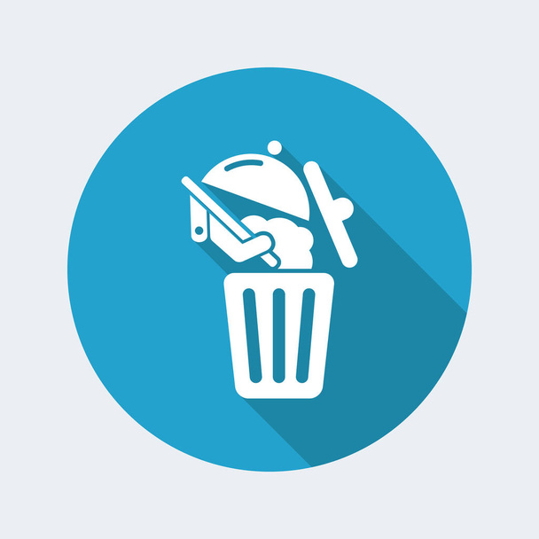 ゴミ箱の web アイコン - ベクター画像