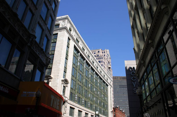 Здание и горизонт в центре Бостона
 - Фото, изображение