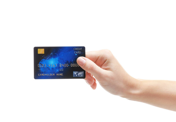 手札クレジットカード - 写真・画像
