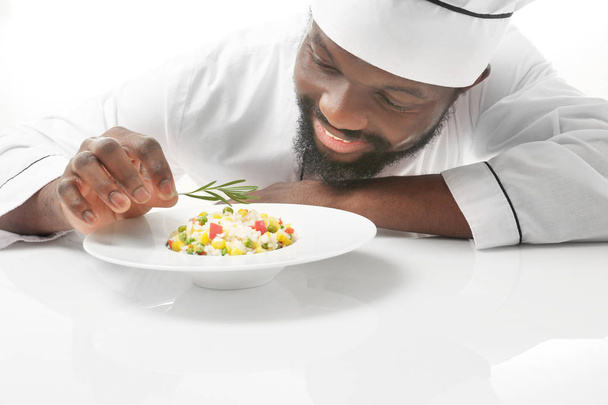 African American chef - Фото, изображение