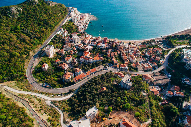 Osada Rafailovici, Budva Riviera, Černá Hora. Pobřeží - Fotografie, Obrázek