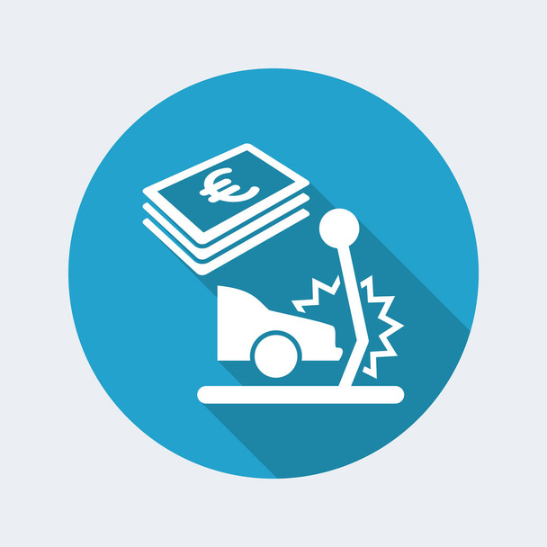 Car insurance payment - Vector, Image